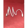 Outlet Kabel antenowy PremiumCord ktmf01 1 m biały 75 ohmów M / F COAXIAL