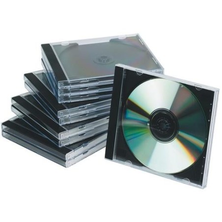 Outlet PUDEŁKO NA PŁYTĘ CD / DVD Q-CONNECT STANDARD PRZEZROCZYSTE 10 sztuk