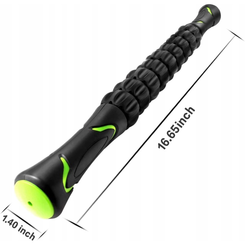 Outlet CHAOCHI WAŁEK DO MASAŻU MIĘŚNI black fitness siłownie 42cm oburęczny