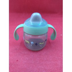 Outlet Tommee Tippee Pierwszy Kubeczek z ustnikiem zielony 1187-7 wzorki
