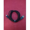 Outlet MagiX USB A - USB C do ładowania, transfer danych czarny 120cm solid