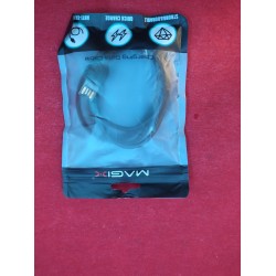 Outlet MagiX USB A - USB C do ładowania, transfer danych czarny 120cm solid
