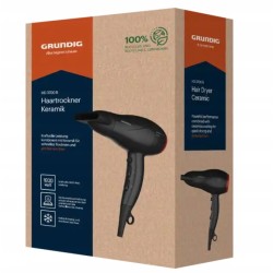 Outlet GRUNDIG HD 3700 B SUSZARKA DO WŁOSÓW CERAMICZNA ZIMNY NAWIEW 1800W