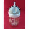 Outlet Kubek dla dziecka Mepal Little dutch zielony wzorki rurka OPIS 300ml
