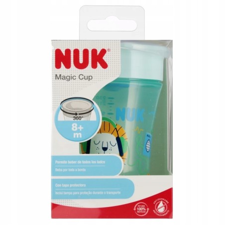 Outlet NUK KUBEK 230ml 8m+ MAGIC CUP NIEBIESKI dla dziecka OPIS baby wzroki