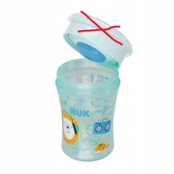 Outlet NUK KUBEK 230ml 8m+ MAGIC CUP NIEBIESKI dla dziecka OPIS baby wzroki