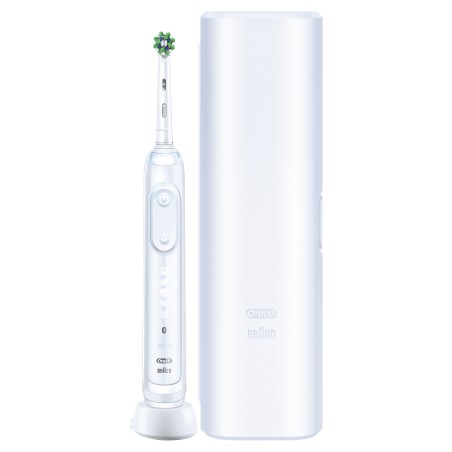 Outlet Szczoteczka elektryczna do zębów Oral B GeniusX biała bluetooth OPIS