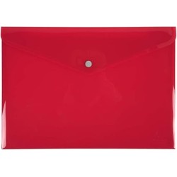 Outlet Teczka na guzik czerwona Exacompta OPIS format A4 koperta Ref 34450E