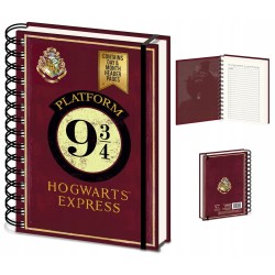 Outlet Notes A5 Pyramid odcienie czerwieni/brązu Hogwart Express 160 linia