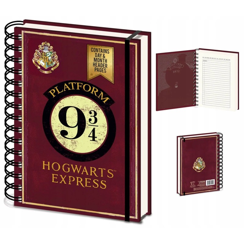 Outlet Notes A5 Pyramid odcienie czerwieni/brązu Hogwart Express 160 linia Outlet Notes A5 Pyramid odcienie czerwieni/brązu Hogwart Express 160 linia