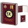 Outlet Notes A5 Pyramid odcienie czerwieni/brązu Hogwart Express 160 linia