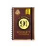 Outlet Notes A5 Pyramid odcienie czerwieni/brązu Hogwart Express 160 linia