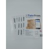 Outlet Inteligentne etykiety QRcode ToteScan 45 sztuk 6,3 x 7,5 cm organize