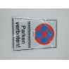 Outlet Znak prywatny parking język niemiecki zakaz parkowania 44 x 30 cm