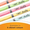 Outlet Zakreślacz 18 sztuki OPIS BiC różne kolory 3.4 mm / 1.6 mm do szkoły