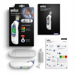 Outlet Termometr elektroniczny dla dzieci Braun IRT6520 Thermoscan 7+