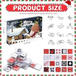 Outlet Kalendarz adwentowy Wesołych świąt LEBKFT puzzle i zagadki na święta