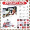 Outlet Kalendarz adwentowy Wesołych świąt LEBKFT puzzle i zagadki na święta