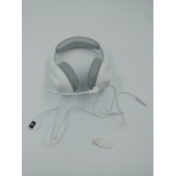 USZKODZONY Słuchawki z Mikrofonem Newskill Biały z panelem Bluetooth OPIS