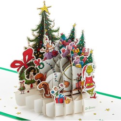 Outlet Hallmark Kartka świąteczna ozdoba rozkładana Paper Wonder Grinch