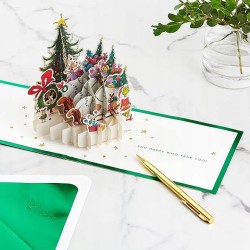 Outlet Hallmark Kartka świąteczna ozdoba rozkładana Paper Wonder Grinch