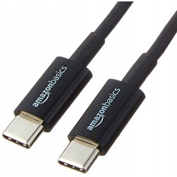 Outlet AmazonBasics L6LUC025-CS-R kabel USB 1,8 m 2.0 USB C black ładowanie
