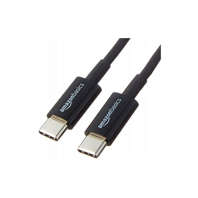 Outlet AmazonBasics L6LUC025-CS-R kabel USB 1,8 m 2.0 USB C black ładowanie Outlet AmazonBasics L6LUC025-CS-R kabel USB 1,8 m 2.0 USB C black ładowanie