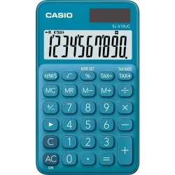Outlet KALKULATOR BIUROWY CASIO SL-310UC-BU blue sapphire wyświetlacz LCD