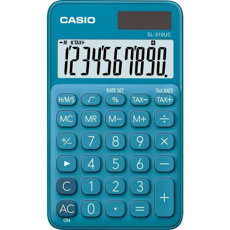 Outlet KALKULATOR BIUROWY CASIO SL-310UC-BU blue sapphire wyświetlacz LCD Outlet KALKULATOR BIUROWY CASIO SL-310UC-BU blue sapphire wyświetlacz LCD