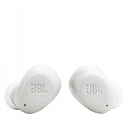 Outlet Słuchawki bezprzewodowe douszne JBL Wave Buds białe Bluetooth sport