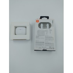 Outlet Słuchawki dokanałowe JBL Tune Beam ANC Biały bezprzewodowe Bluetooth