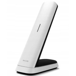 Outlet Telefon bezprzewodowy Philips M4701W ze stacyjką biały z klawiaturą
