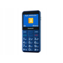 Outlet Telefon komórkowy dla seniora Panasonic KX-TU155 64 MB 2G niebieski