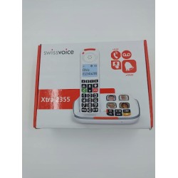 Outlet Telefon bezprzewodowy Swissvoice 2355 biały zestaw ze stacyjką menu
