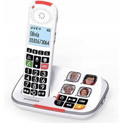Outlet Telefon bezprzewodowy Swissvoice 2355 biały zestaw ze stacyjką menu