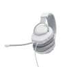 Outlet Słuchawki wokółuszne JBL Quantum 100 białe z doczepianym mikrofonem