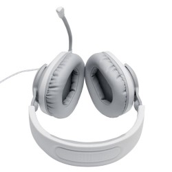 Outlet Słuchawki wokółuszne JBL Quantum 100 białe z doczepianym mikrofonem