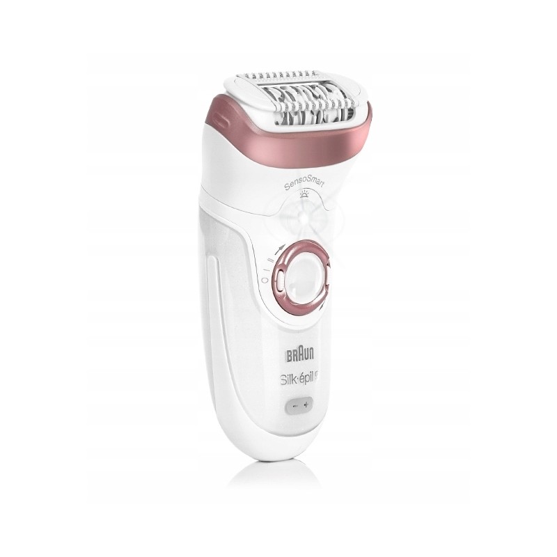 Outlet DEPILATOR BRAUN Silk-epil 9 FG FACE EXTREME PACK OPIS różowy kobieta