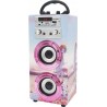Outlet DYNASONIC Głośnik z mikrofonem do karaoke Bluetooth AUX 02517 anime