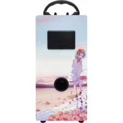 Outlet DYNASONIC Głośnik z mikrofonem do karaoke Bluetooth AUX 02517 anime