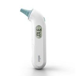 Termometr elektroniczny Braun ThermoScan3 IRT3030 biały wyświetlacz LCD