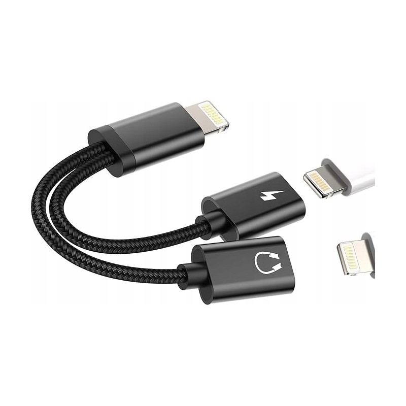 Uszkodzony Adapter 1 do 2 słuchawki i ładowanie do MacBook srebrny Apple Uszkodzony Adapter 1 do 2 słuchawki i ładowanie do MacBook srebrny Apple