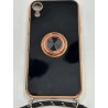 Outlet Vauki Etui do iPhone XR z paskiem na szyje uchwyt pierścieniowy