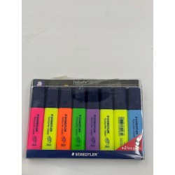 Outlet STAEDTLER Zestaw zakreślaczy biurowych 8szt miękka końcówka 1-5 mm