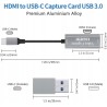 Outlet Zestaw do PRZECHWYTYWANIA WIDEO 4K GDMI DO 1080P USB C OPIS srebrny