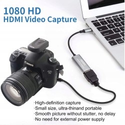 Outlet Zestaw do PRZECHWYTYWANIA WIDEO 4K GDMI DO 1080P USB C OPIS srebrny