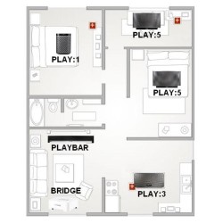 Outlet Odtwarzacz sieciowy Sonos BOOST biały