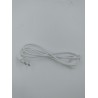 Outlet Wtyczka prosta Sonero 250V OPIS IEC C7 Euro8 kąt 90° biała zasilanie