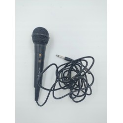 Outlet Mikrofon z kablem 3m NGS Singer Fire czarny OPIS 6.3 Jack do karaoke