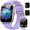 Outlet Smartwatch NERUNSA P66 fioletowy/srebrny połączenia funkcje sportowe